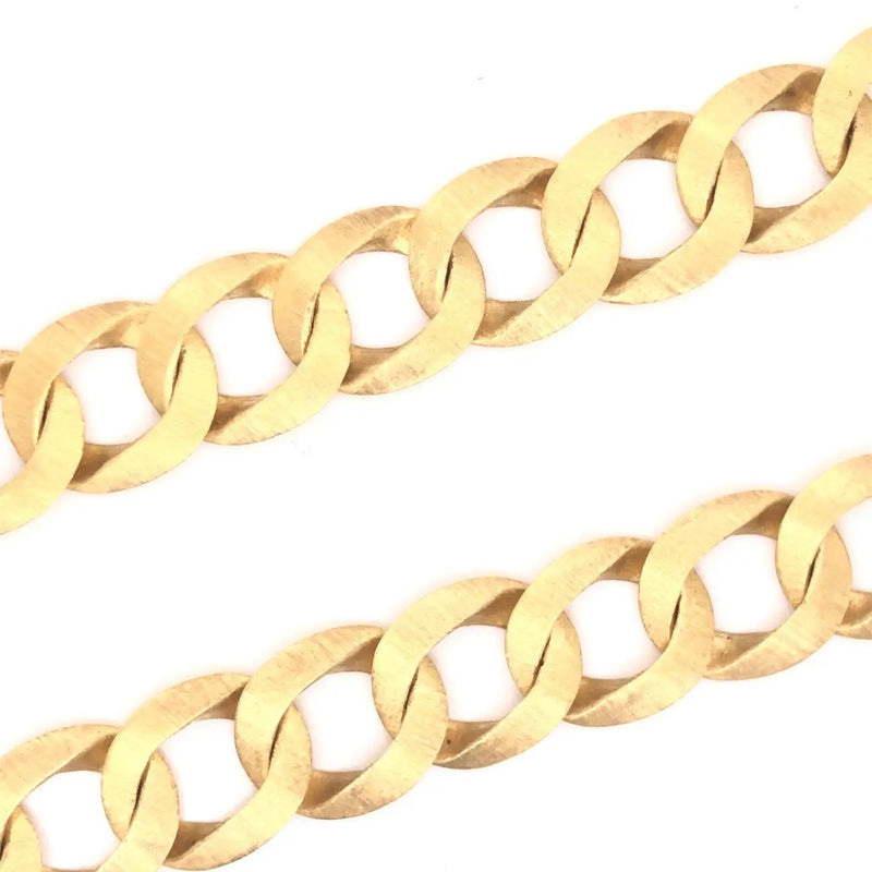 Mario Buccellati 18k Yellow Gold Curbed Link Necklace
